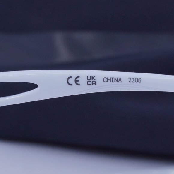 NIKE AERIAL E DZ7353 100 Geometric Sunglasses - White/Road Tint - Picture 7 of 10